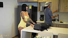 Virgin Luna Vitaler skips class for first time fuck with Danner Mendez