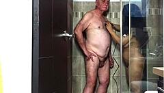 surprise shower preview agarabas shakes big ass and tits with olpr's monster cock