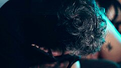 NERD MATURE GETS FOOTJOB LICKING THEN TIGHT PUSSY FUCK IN LINGERIE ORGASM