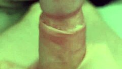 Homemade solo with massive cock stroking to explosion