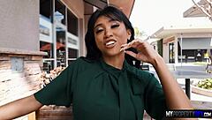 agent ember snow... she's uh finally makin my wildest client dream real