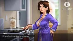 erotic european debbie debuts in summertime saga's first portuguese scenes