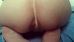 cute petite teen fingers her sweet shaved asshole