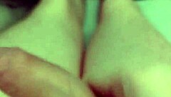 Homemade solo with massive cock stroking to explosion