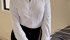 Novice realtor agrees fuck client in house for first sale