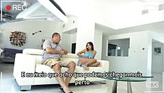 Yearning Layla Jenner Convinces Stepdad Dennys Mountain to Fuck Hard Mom Away