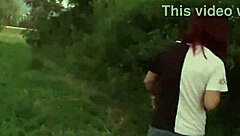 cute chubby latina morrita sneaks off to fuck her lover in the hill outdoors