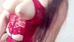 Stepmom Rides Stepson Cowgirl to Orgasm Creampie Finish!