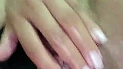 wet ninfeta fingers herself with anal plug till orgasm