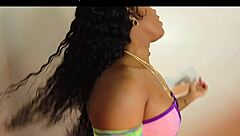 Gorgeous Asian teen dances wildly feeling so horny inside