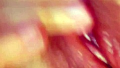 Latina Fingers Huge Wet Clit and Pussy Lips in Extreme Close-Up