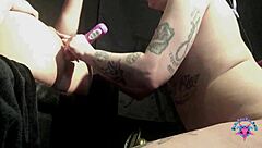 blindfolded teasing balls licking sucking milking big cock tight asshole pawg anal dildo play.