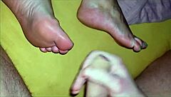 my stepmom finally lets me dirty her feet all up