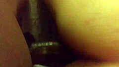 Monster big black cock stretches her wide as she rides!