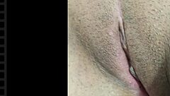 Peek at Jades juicy shaved housewife pussy up close