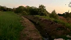 cute chubby latina morrita sneaks off to fuck her lover in the hill outdoors