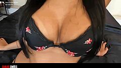 skinny hot brazilian with tattoos rides muscular guy's huge cock?