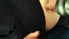 i can't stop fingering this curvy milf's deep sexy navel up close