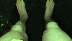 hey i'm stroking outside in the pouring rain