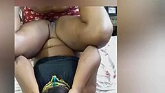 Filling Her Black Ass Overflowing With Cum Explosion!