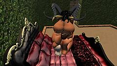 BIG ASS TITS GLADIATOR DOMINATES MONSTER COCK FIGHT!