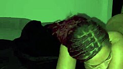 fucked her fat ebony pussy doggystyle all night till creampie cumshot