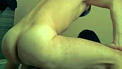 this beautiful milf wife in STOCKINGS rides COWGIRL on homemade vid with her man