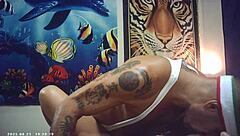 Behind Scenes Asian Babe Rides Italian Cock In Hardcore Action