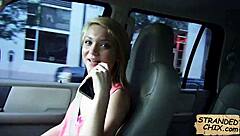 hey blonde teen, wanna fuck for that ride or what?