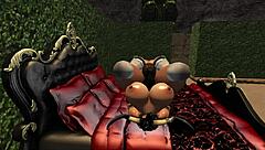 BIG ASS TITS GLADIATOR DOMINATES MONSTER COCK FIGHT!