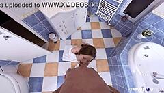 hey linda weasley bend over in the bathroom for my pov deepthroat and doggystyle pounding