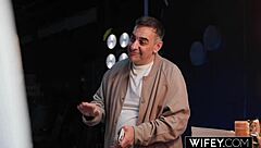 wifey, that fiery redhead samantha sinz is going crazy on bbc doggystyle