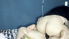 Curvy Latina Lesbians Finger Big Clit Pussies Lick Squirt in Homemade Play