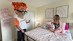 Apsen Woods Blows Punishes Spanks Stepbro Rides to Cum on Tits Glory