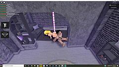 dumb roblox slut dragged to garage for punishment spanking.
