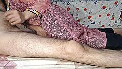 Black salwar desi bhabhi takes rough doggystyle pounding.