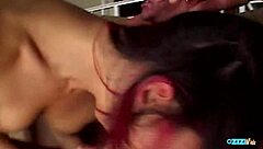 adorable asian redhead heels slut bangs group cum facial handjob blowjob doggystyle riding 🍆💦👠