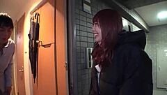 curvy japanese college girl with huge g cup tits gets licked and fucked in bed