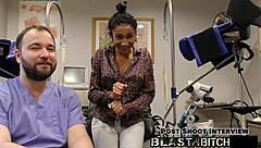 Miss Marss Shaved Pussy Owned in Face Fuck Domination