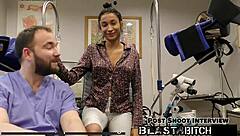 Miss Marss Shaved Pussy Owned in Face Fuck Domination