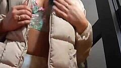 Yoga Pants Cameltoe Leads to Milf Cumshot Frenzy!