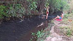 Hey, wanna watch strangers rip clothes for waterfall pussy ride?