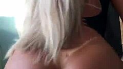 trans model bends over flashing her plump ass cheeks