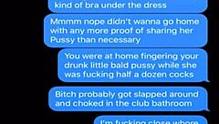 Sexting wife teases hubby but who's she really craving?