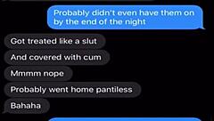Sexting wife teases hubby but who's she really craving?