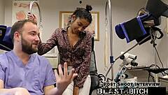 Miss Marss Shaved Pussy Owned in Face Fuck Domination