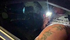 lil d unwraps his christmas car slut riding sloppy blowjob cumshot on fat ass pt 2