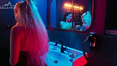 i taste sofia simens' sweet pussy after picking her up in the nightclub toilet... bella mur