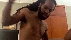 rough black guy pounds fat ebony bbw slut doggystyle into hotel bed with big tits bouncing
