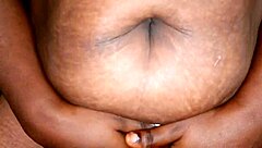 big black cock makes her belly bulge with ruined orgasms and multiple cum loads